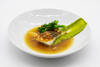 Bellevue Rheinhotel Le Chopin Loup de mer & Wilder Brocolli mit Zwiebelponzu
